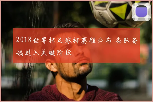 2018世界杯足球杯赛程公布 各队备战进入关键阶段